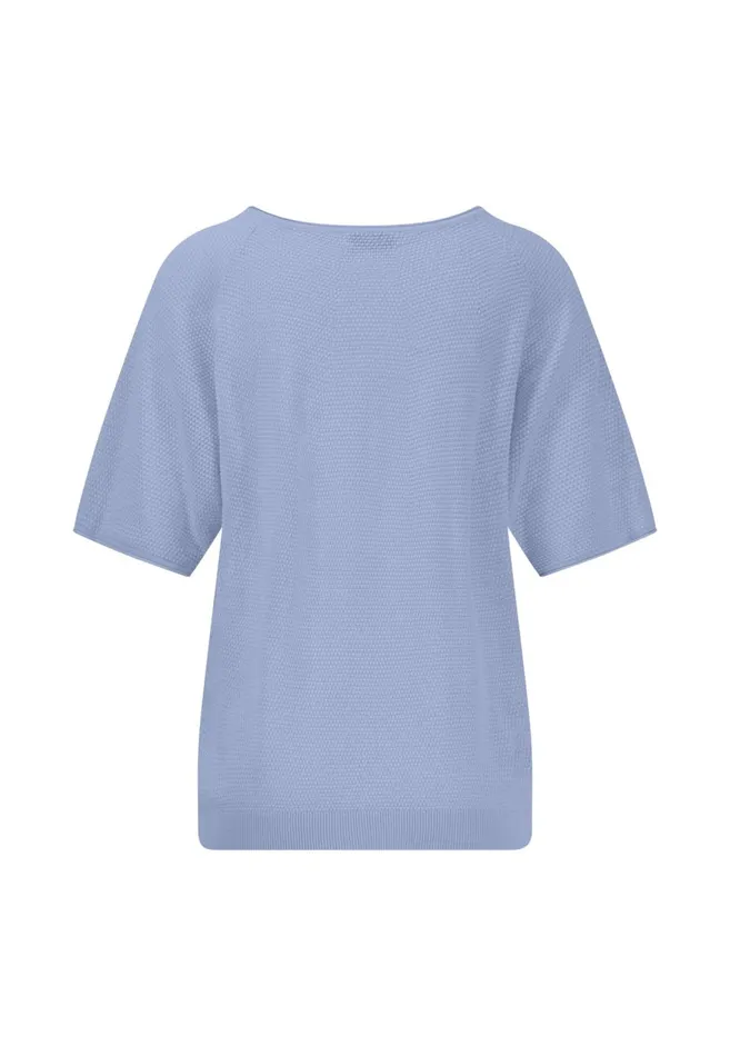 FYNCHHATTON Halbmlm Knitting Sweater Casualfit Summer Redfresh Roselight Blue Women Sweater