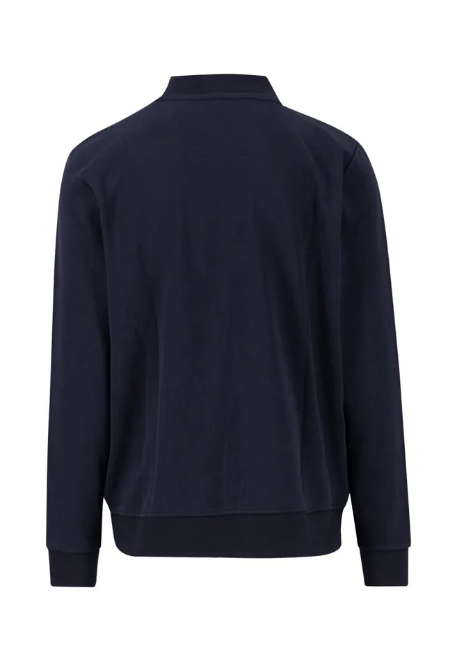 FYNCHHATTON Hybrid Jacket With A Stand up Collar Navy Men Sweat
