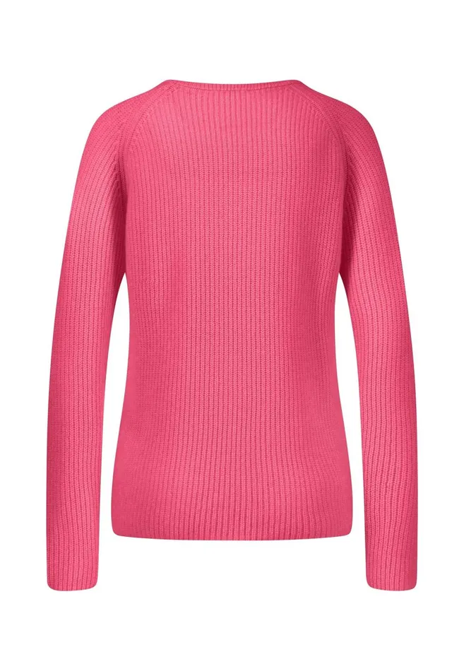 FYNCHHATTON Kashmir Knitting Sweater With A Circular Neckline Milkrosyelegant Pinksoft Lavenderroyal Blueblackaqua Sea Women Sweater
