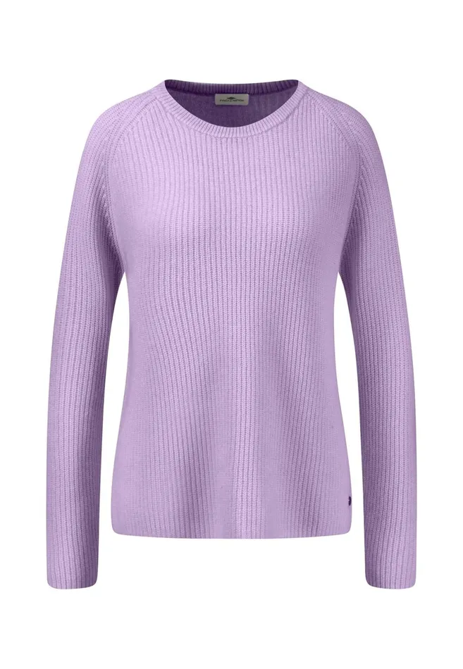 FYNCHHATTON Kashmir Knitting Sweater With A Circular Neckline Milkrosyelegant Pinksoft Lavenderroyal Blueblackaqua Sea Women Sweater