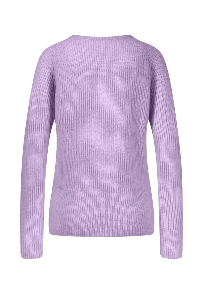 FYNCHHATTON Kashmir Knitting Sweater With A Circular Neckline Milkrosyelegant Pinksoft Lavenderroyal Blueblackaqua Sea Women Sweater