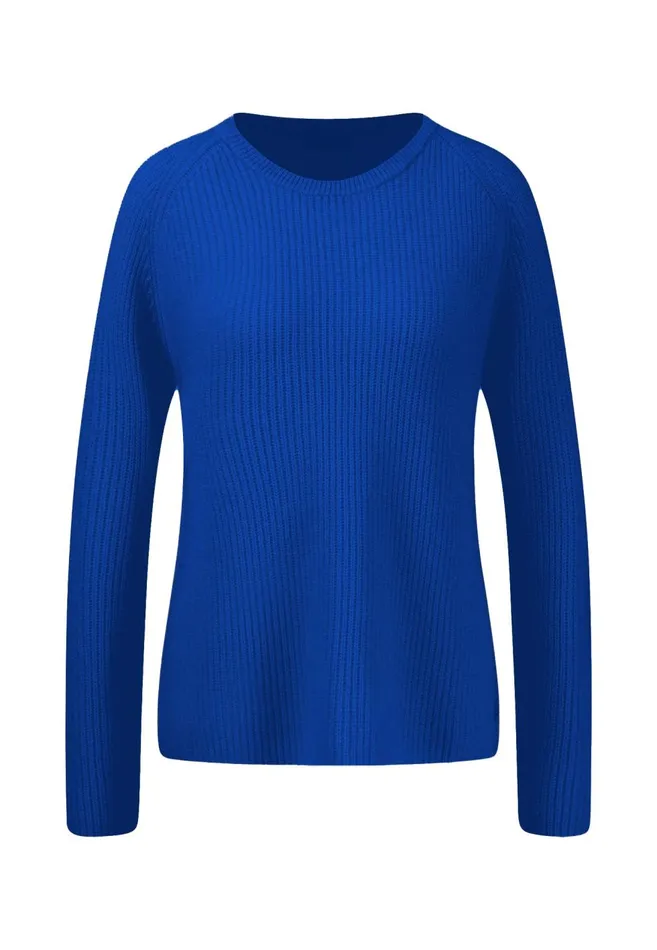 FYNCHHATTON Kashmir Knitting Sweater With A Circular Neckline Milkrosyelegant Pinksoft Lavenderroyal Blueblackaqua Sea Women Sweater