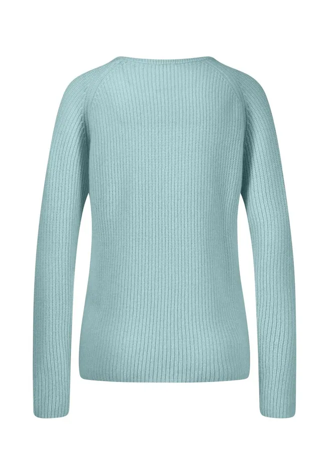 FYNCHHATTON Kashmir Knitting Sweater With A Circular Neckline Milkrosyelegant Pinksoft Lavenderroyal Blueblackaqua Sea Women Sweater