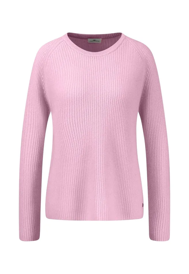 FYNCHHATTON Kashmir Knitting Sweater With A Circular Neckline Milkrosyelegant Pinksoft Lavenderroyal Blueblackaqua Sea Women Sweater