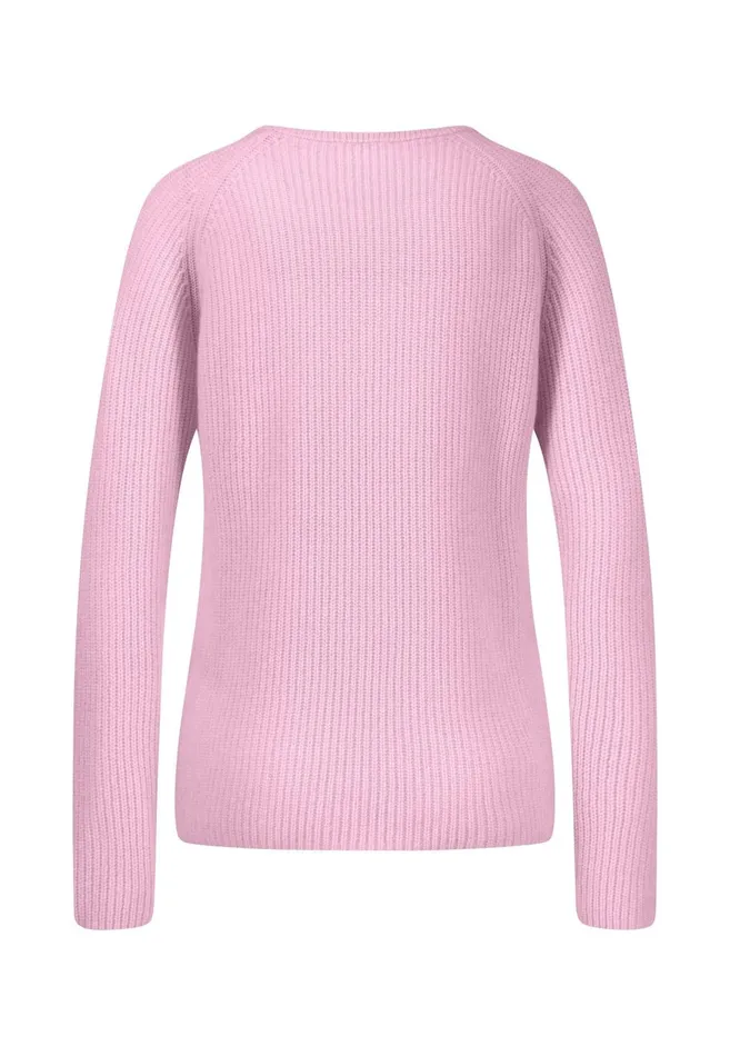 FYNCHHATTON Kashmir Knitting Sweater With A Circular Neckline Milkrosyelegant Pinksoft Lavenderroyal Blueblackaqua Sea Women Sweater