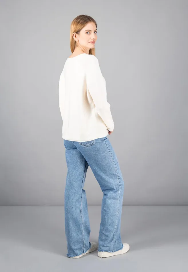 FYNCHHATTON Loose Fineknitting Sweater Made Of Cotton Ocean Bluereed Greenwhitefondant Pink Women Sweater FYNCHHATTON Loose Fineknitting Sweater Made Of Cotton Ocean Bluereed Greenwhitefondant Pink Women Sweater
