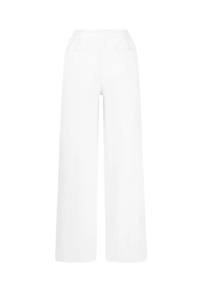 FYNCHHATTON Pants Made Of Linen Mix With Lock Button Summer Redwhitesandlight Blue Women Pants