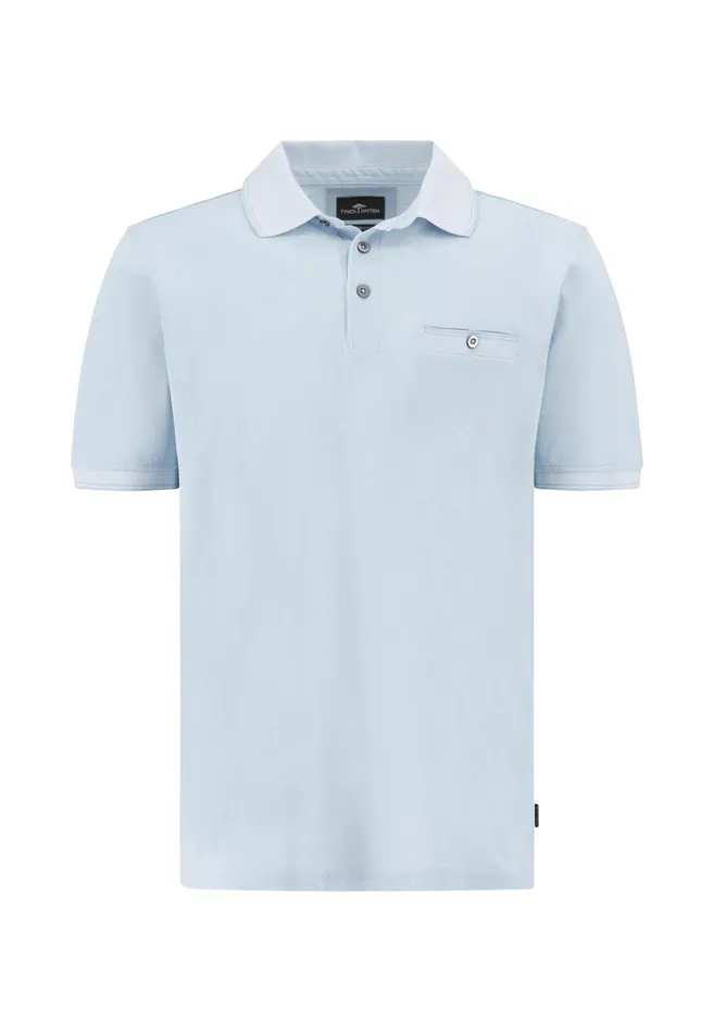 FYNCHHATTON Polo Shirt With Contrast Details Navysummer Breeze Men Sale