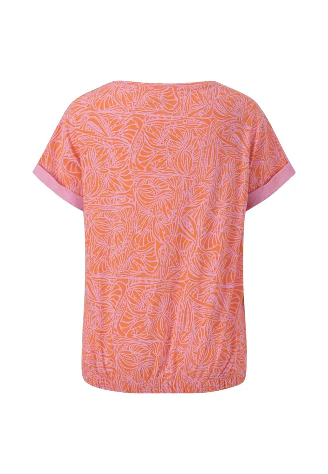 FYNCHHATTON Sergeant Patterned Tshirt Fondant Pink Women Tshirts FYNCHHATTON Sergeant Patterned Tshirt Fondant Pink Women Tshirts