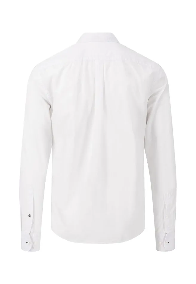 FYNCHHATTON Singlecolored Popeline Shirt With Buttondown Collar Soft Greencrystal Bluenavywhitedusty Lavender Men Shirts