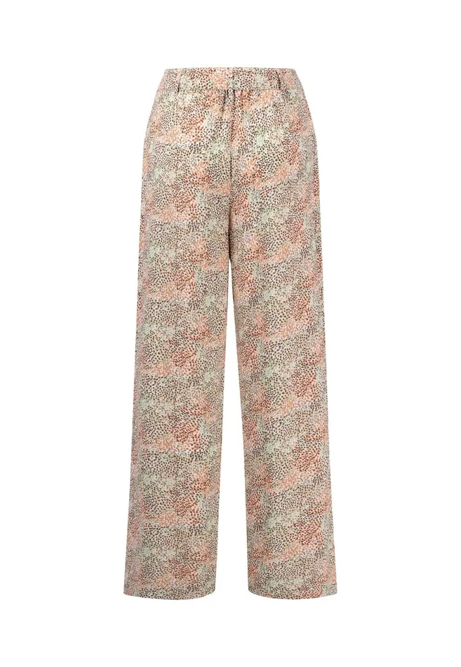 FYNCHHATTON Summer Wide Leg Pants With Minimal Print Reed Green Women Sale FYNCHHATTON Summer Wide Leg Pants With Minimal Print Reed Green Women Sale