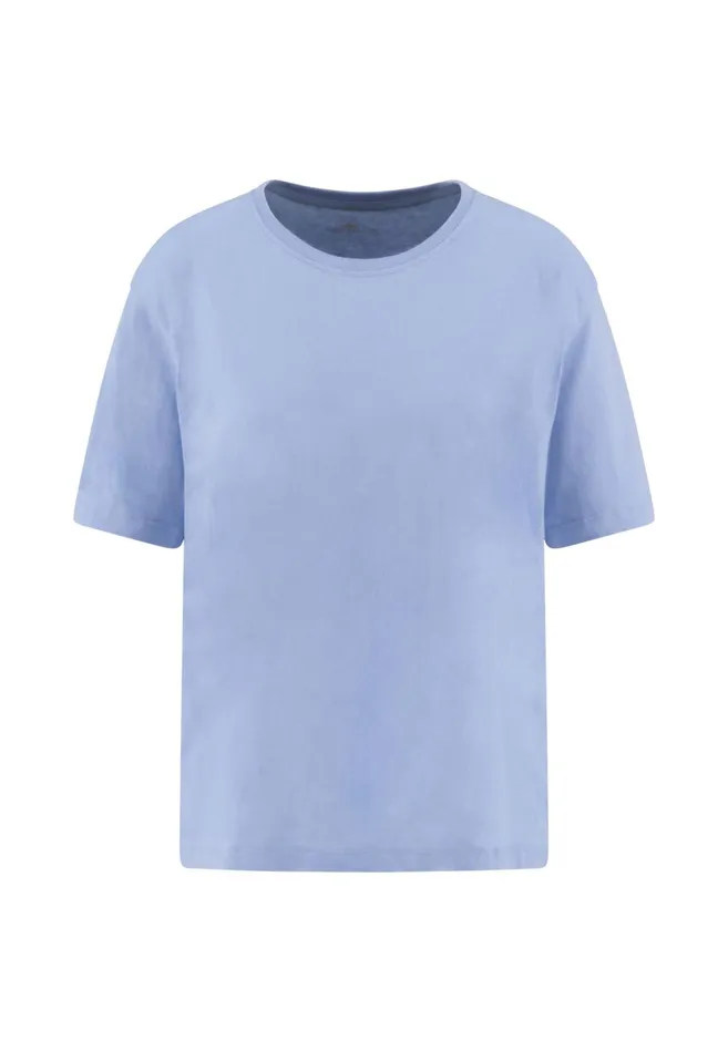 FYNCHHATTON Tshirt Made Of The Finest Cotton Whitebananasandsummer Redfresh Roseocean Violetlight Blueblack Women Tshirts
