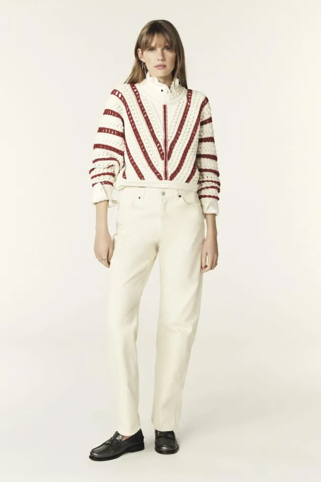 GardyShort Openwork Sweater Clothing Baandsh Sweaters and Cardigans