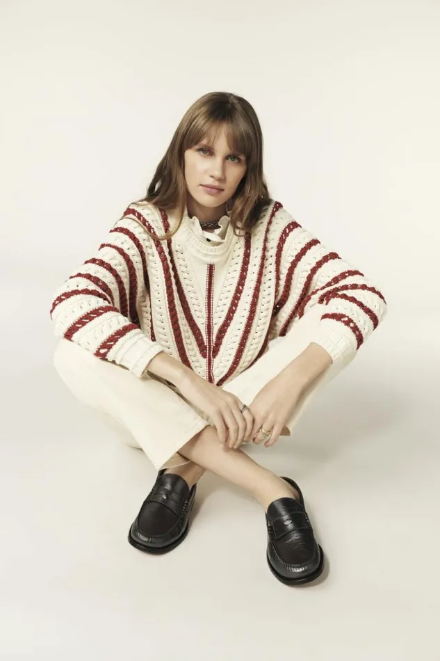 GardyShort Openwork Sweater Clothing Baandsh Sweaters and Cardigans