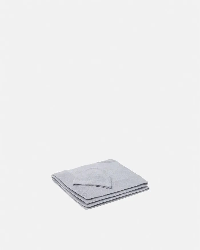 Gift Sets Kids Versace Medusa Baby Blanket Set Gray