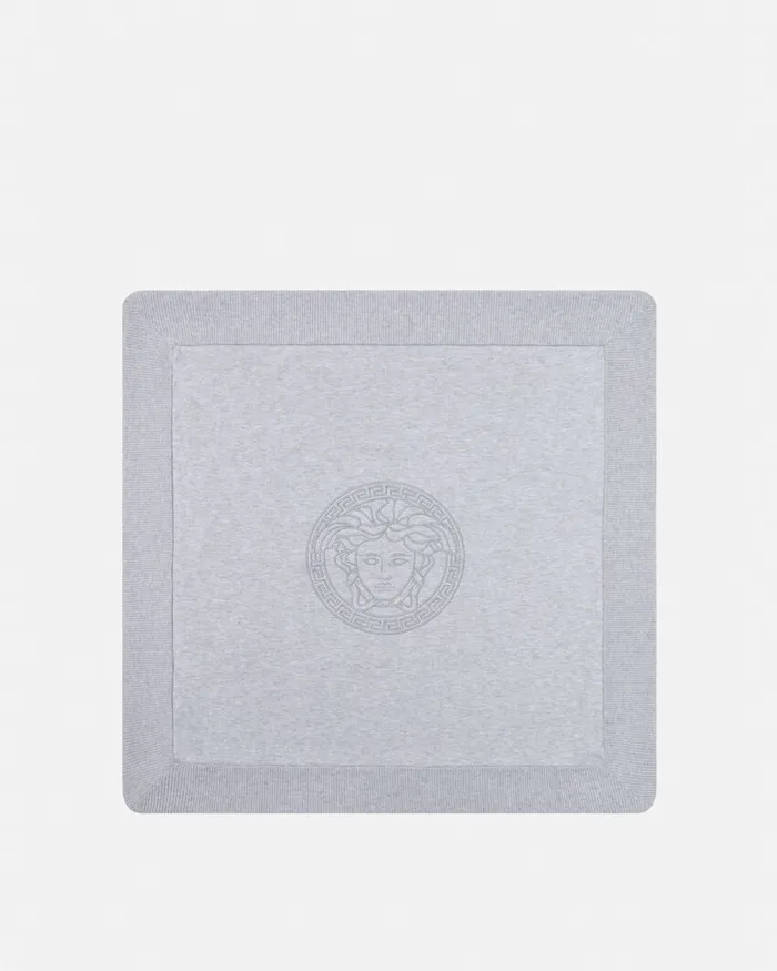Gift Sets Kids Versace Medusa Baby Blanket Set Gray