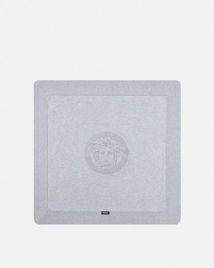 Gift Sets Kids Versace Medusa Baby Blanket Set Gray