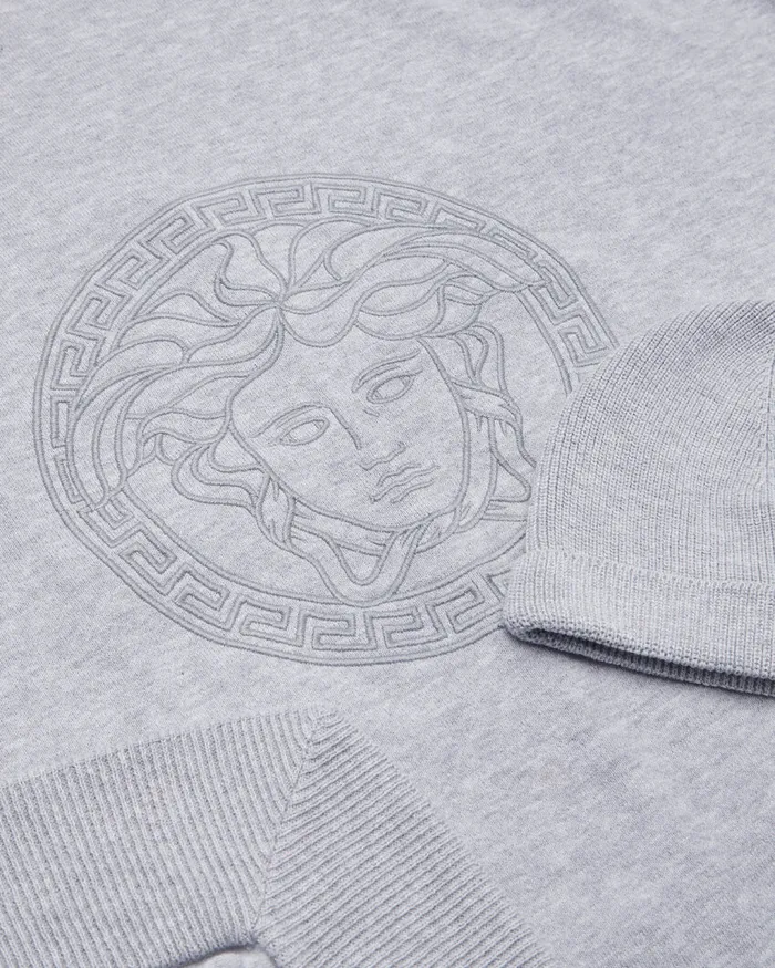 Gift Sets Kids Versace Medusa Baby Blanket Set Gray