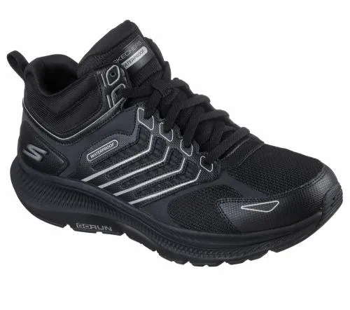 GO RUN Consistent 20 8211 100 Waterproof Black Men SKECHERS Lace Up