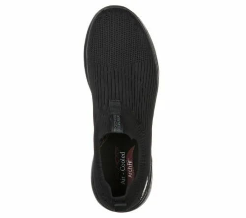 GO WALK Arch Fit 8211 Iconic Black Men SKECHERS SlipOn