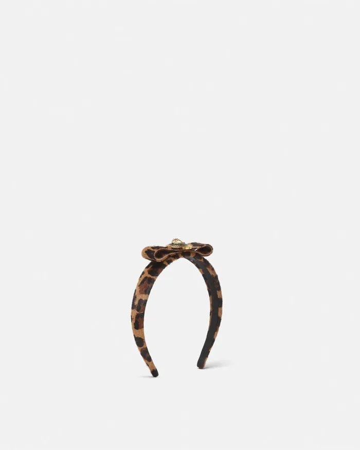Hair Accessories Women Versace Leopard Gianni Ribbon Headband Animalier