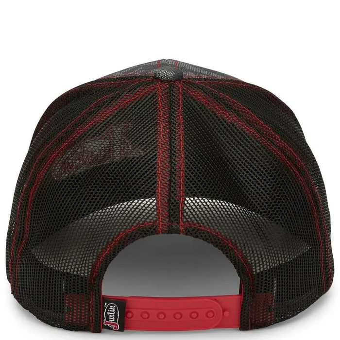 Hats and Caps WomenMen Justin Boots Camo Cap Grey Camo 040camo041