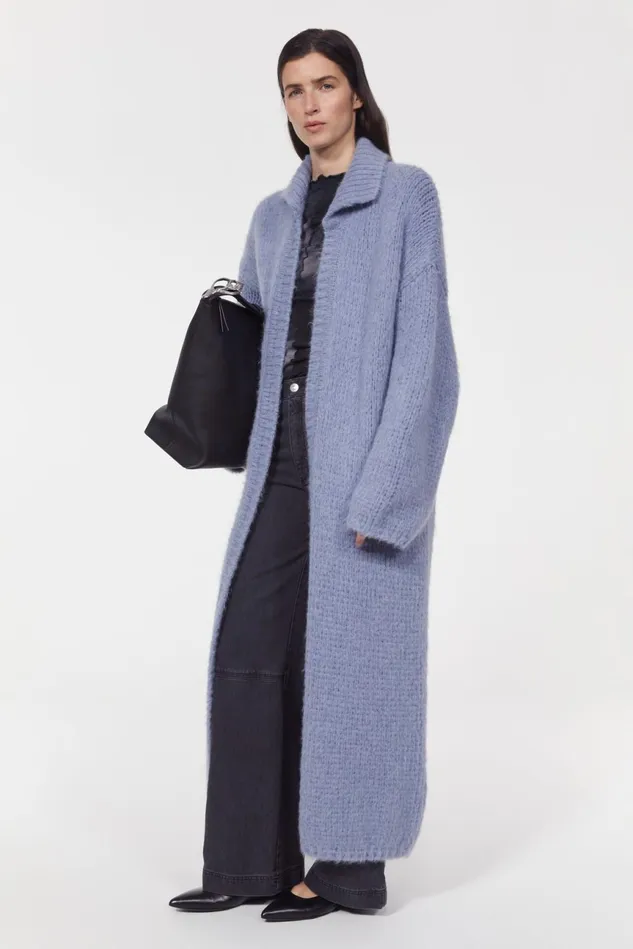 Hazes Knitted Sweater Cloud Grey Women Rodebjer Knitwear