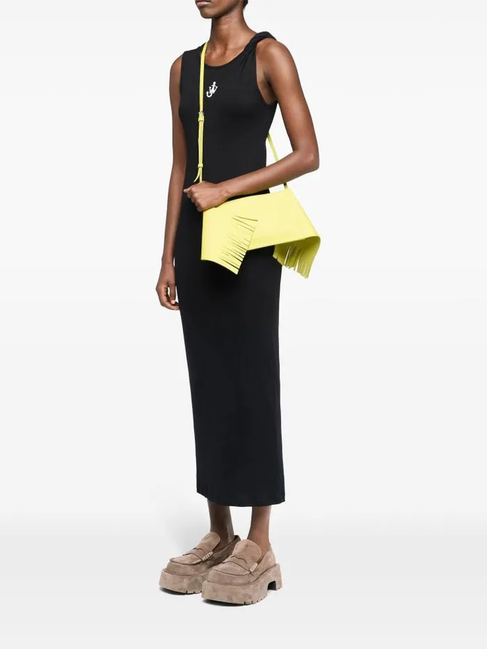 Henrik Vibskov Boutique Anchor Embroidery Twisted Strap Dress 8211 Black Women Tops