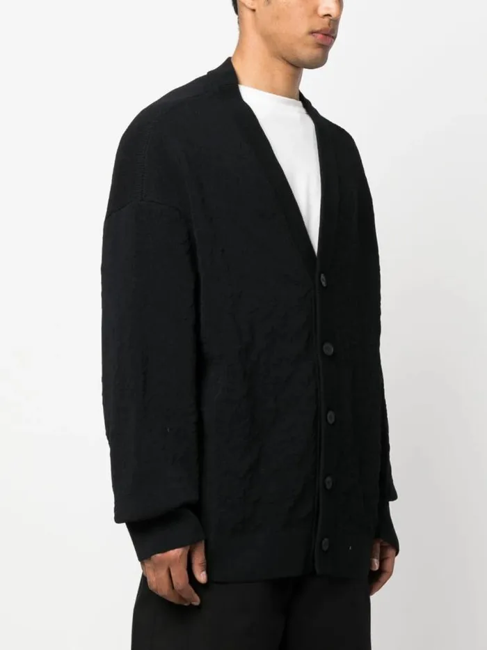 Henrik Vibskov Boutique AW23 Knit Cardigan 8211 Black Men Knitwear