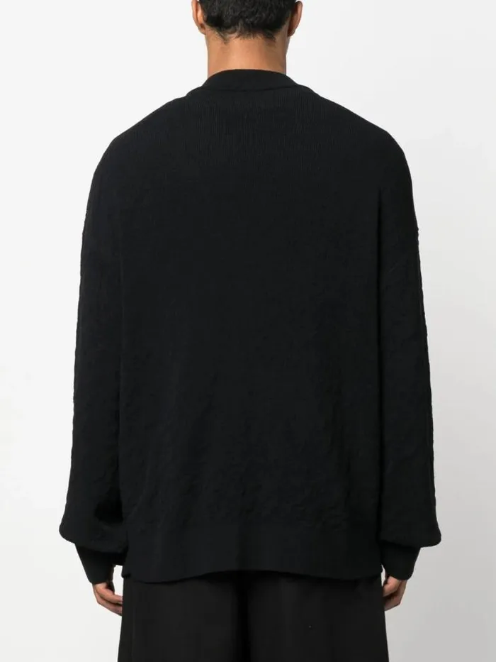 Henrik Vibskov Boutique AW23 Knit Cardigan 8211 Black Men Knitwear