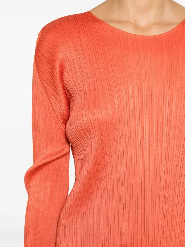 Henrik Vibskov Boutique AW23 Long Sleeve Dress 8211 Orange Red Women Dresses