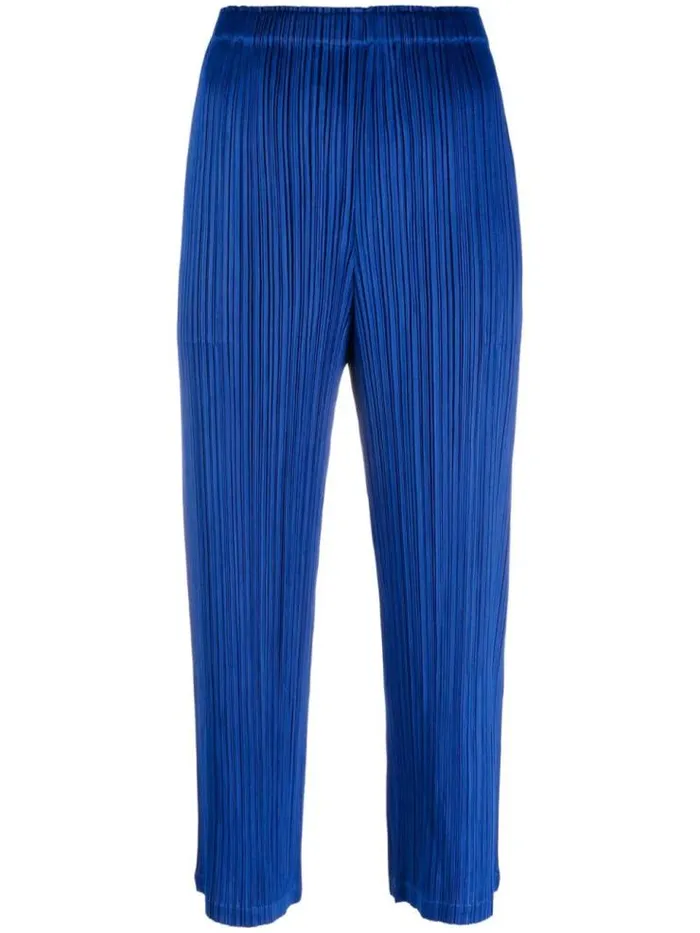 Henrik Vibskov Boutique AW23 Pleated Straight Pants 8211 Deep Blue Women Pants