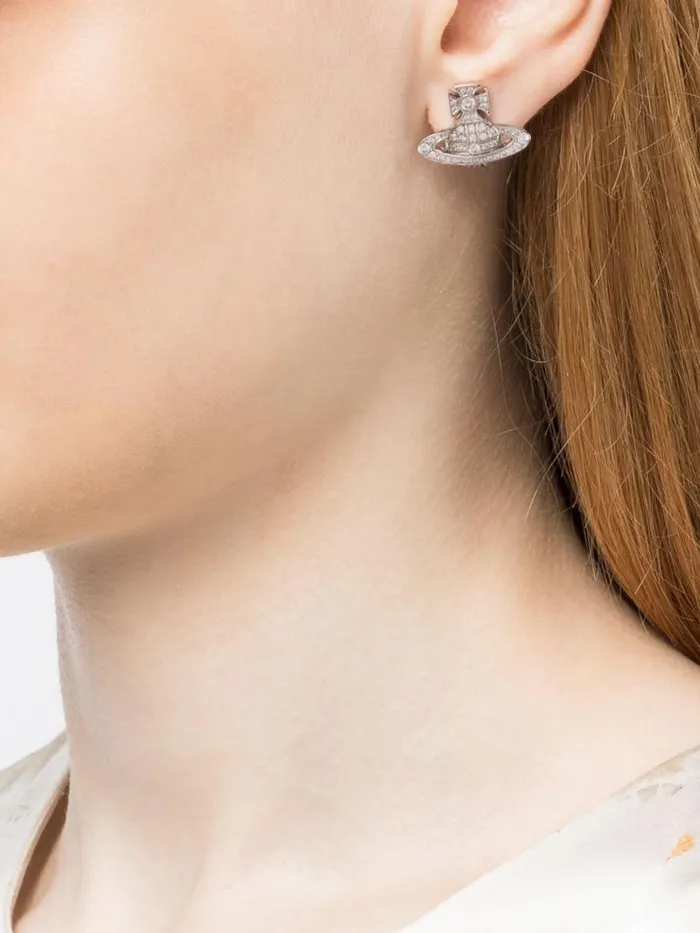 Henrik Vibskov Boutique Carmela Bas Relief Earrings 8211 Platinum Men Earrings