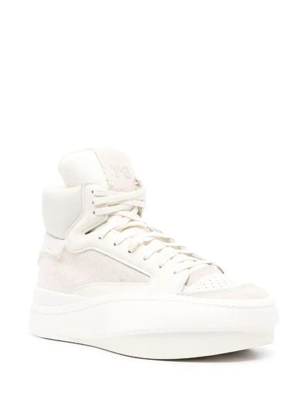 Henrik Vibskov Boutique Centennial High Sneakers 8211 Off WhiteCream White Men Sneakers