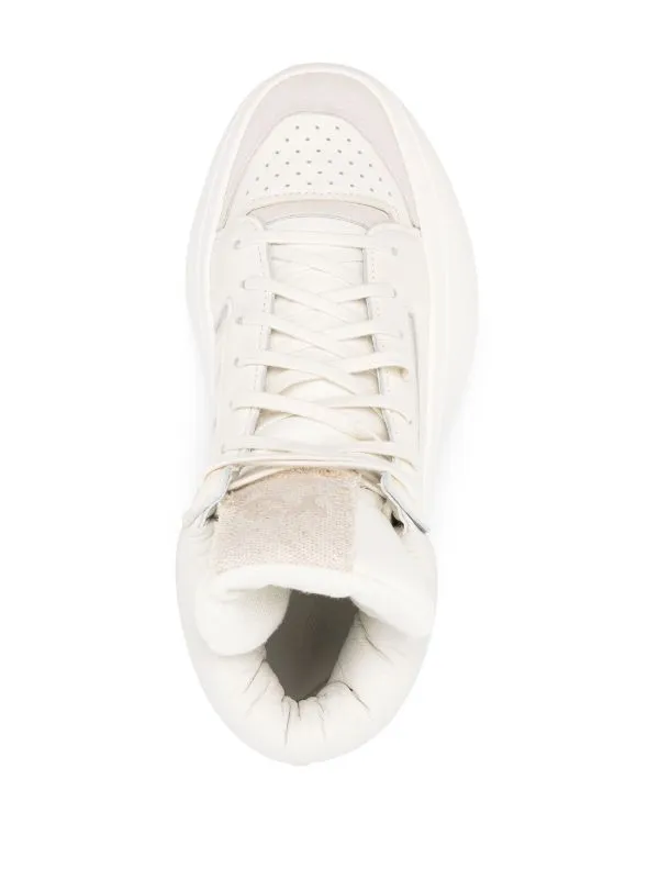Henrik Vibskov Boutique Centennial High Sneakers 8211 Off WhiteCream White Men Sneakers