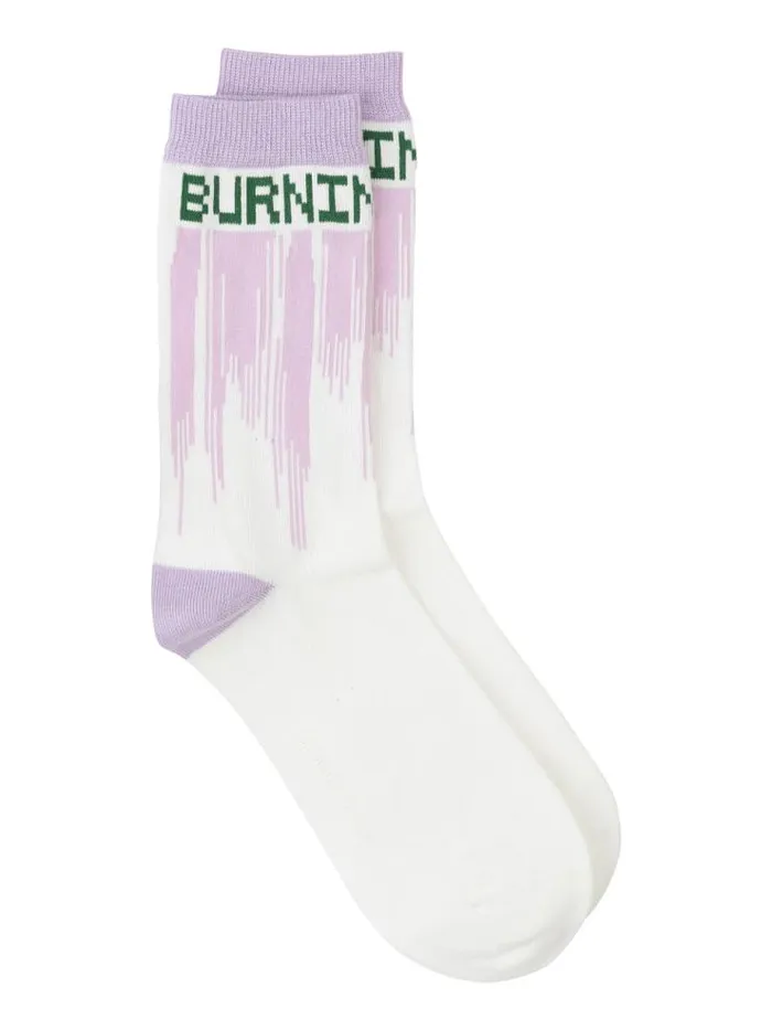 Henrik Vibskov Boutique Dripping Love Socks Femme 8211 Purple Love Burning Women Socks Henrik Vibskov Boutique Dripping Love Socks Femme 8211 Purple Love Burning Women Socks