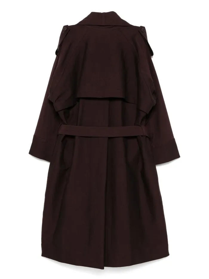 Henrik Vibskov Boutique Enclothe Washi And Wool Coat 8211 Boneset Bordeaux Women Jackets and Coats