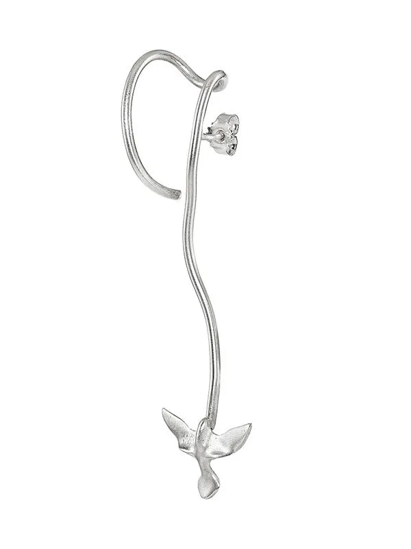 Henrik Vibskov Boutique Flying Bird Earring 8211 Silver 8211 Right Men Earrings Henrik Vibskov Boutique Flying Bird Earring 8211 Silver 8211 Right Men Earrings