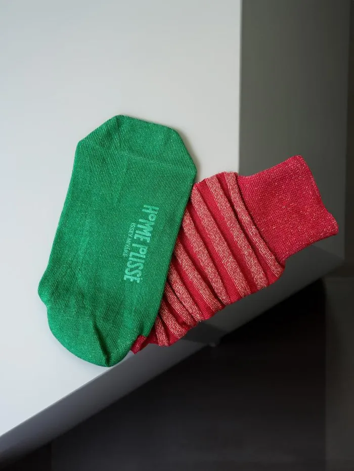 Henrik Vibskov Boutique Fruitful Socks 8211 Apple Men Socks