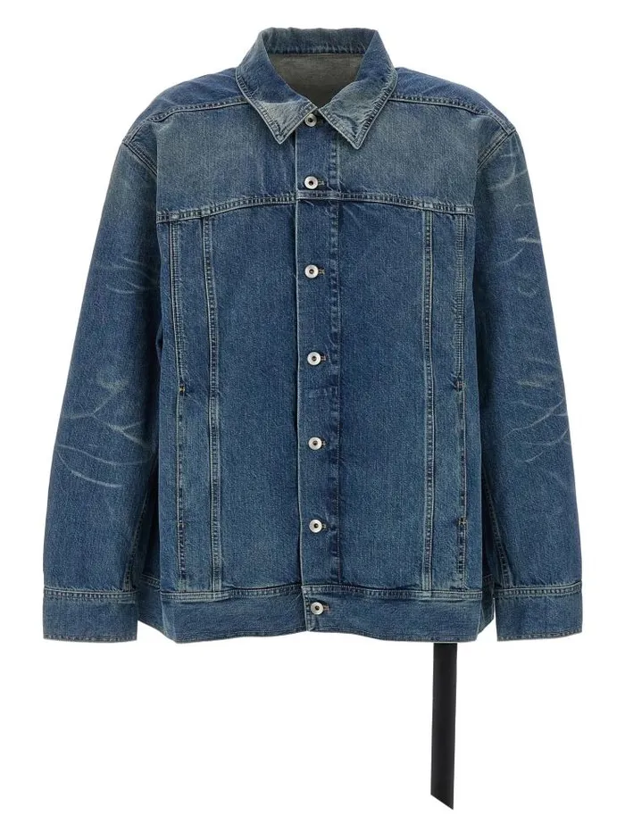 Henrik Vibskov Boutique Jumbo Worker Denim Jacket 8211 Washed Indigo Men Jackets and Coats Henrik Vibskov Boutique Jumbo Worker Denim Jacket 8211 Washed Indigo Men Jackets and Coats