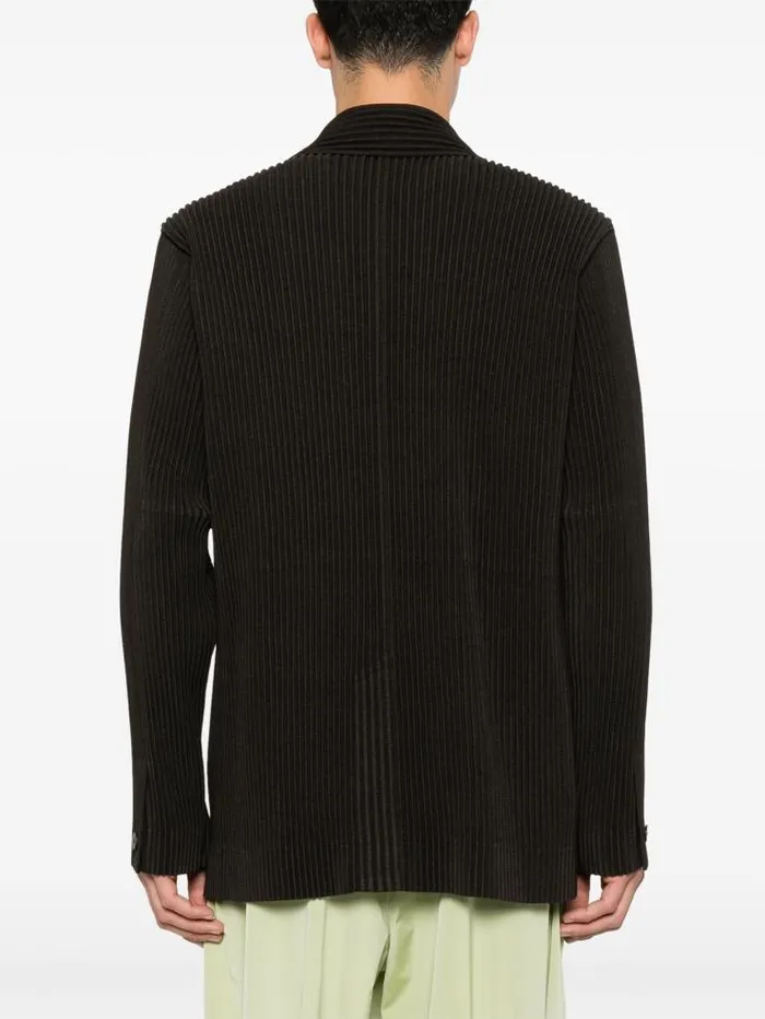 Henrik Vibskov Boutique Kersey Pleats Jacket 8211 Brown Men Jackets and Coats