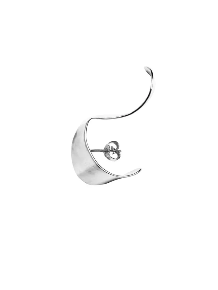 Henrik Vibskov Boutique Lily Concha Earring 8211 Left 8211 Silver Women Earrings