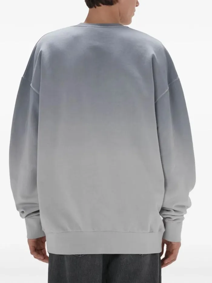 Henrik Vibskov Boutique Logo Embroidery Gradient Sweatshirt 8211 Grey Men Hoodies and Sweatshirts