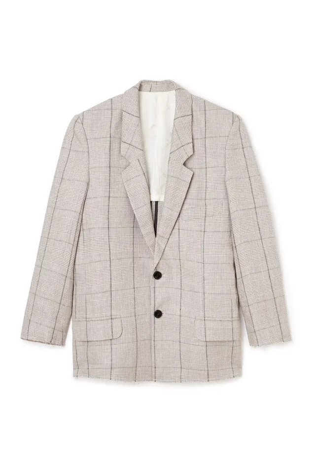 Henrik Vibskov Boutique Mister Mister Check Blazer 8211 Grey Men Suits and Blazers Henrik Vibskov Boutique Mister Mister Check Blazer 8211 Grey Men Suits and Blazers