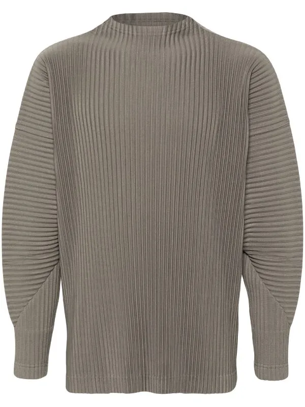 Henrik Vibskov Boutique Mock Neck Pleated Long Sleeve Shirt 8211 Bronze Gray Men Shirts Henrik Vibskov Boutique Mock Neck Pleated Long Sleeve Shirt 8211 Bronze Gray Men Shirts