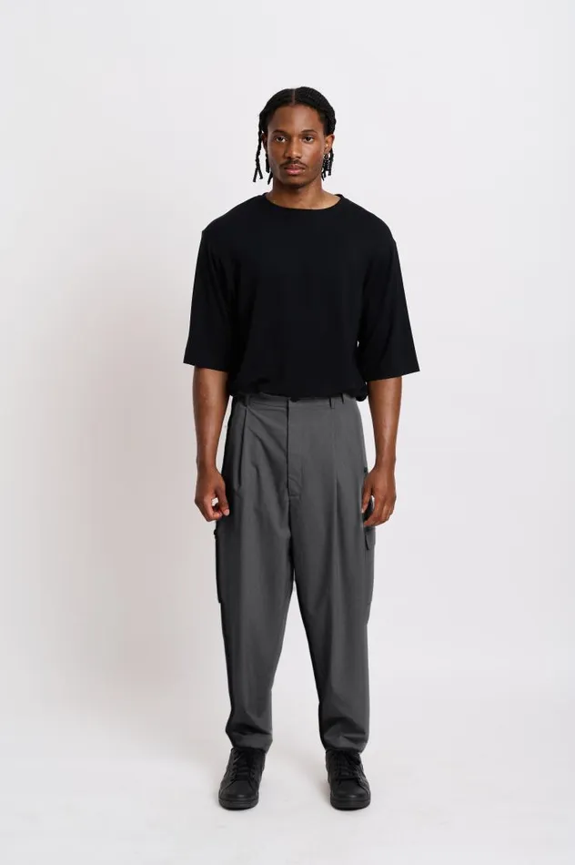 Henrik Vibskov Boutique Nathan Pants 8211 Charcoal Men Pants
