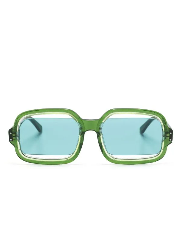 Henrik Vibskov Boutique Olga Glasses 8211 Dark Green Men Sunglasses