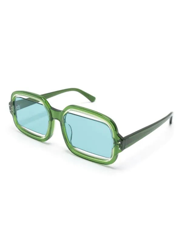 Henrik Vibskov Boutique Olga Glasses 8211 Dark Green Men Sunglasses