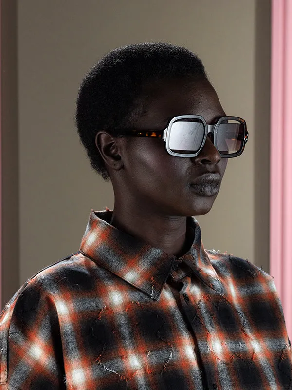 Henrik Vibskov Boutique Olga Glasses 8211 Tortoise Brown Men Sunglasses