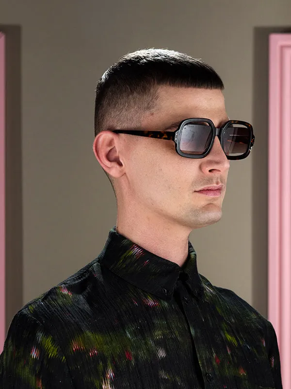 Henrik Vibskov Boutique Olga Glasses 8211 Tortoise Brown Men Sunglasses